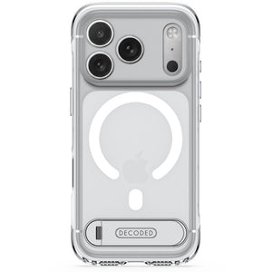 CASE DECODED HYBRID STAND IPHONE 18 PRO FROSTED WHITE