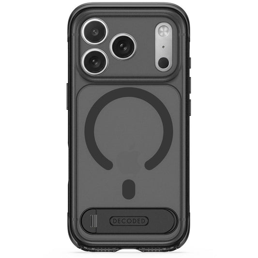CASE DECODED HYBRID STAND IPHONE 18 PRO FROSTED BLACK