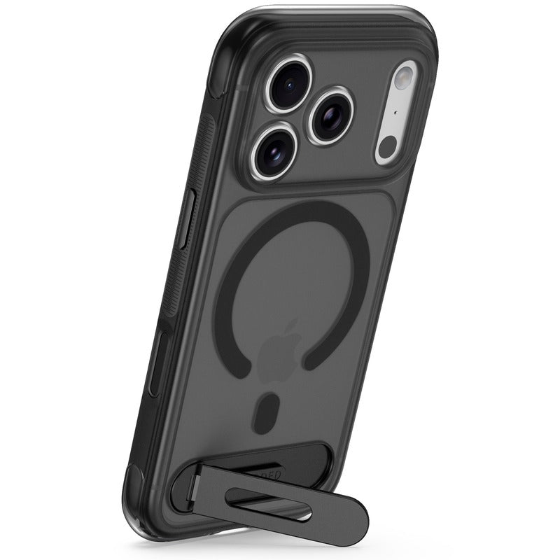 CASE DECODED HYBRID STAND IPHONE 18 PRO FROSTED BLACK