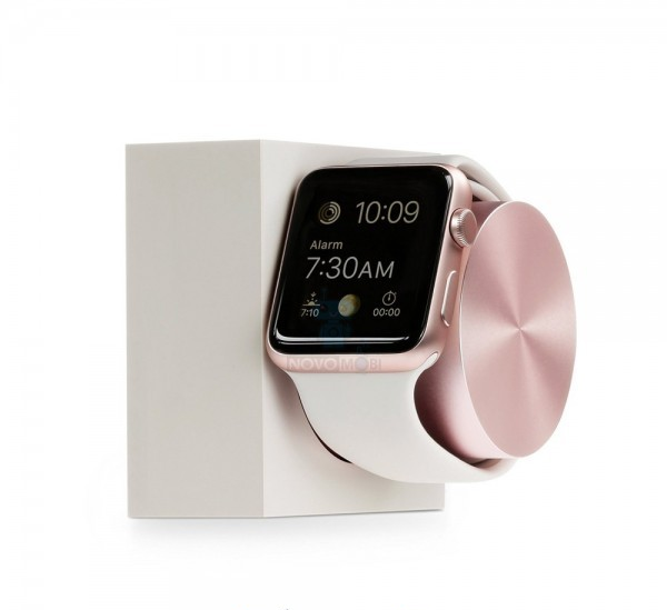 Base NATIVE UNION Para Apple Watch Piedra/Oro Rosa