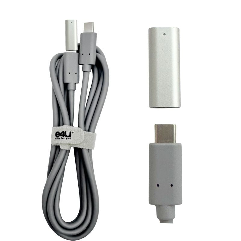 CABLE PRO USBC A USBC PREMIUM;+MAGSAFE;+2 CORREAS VELCRO