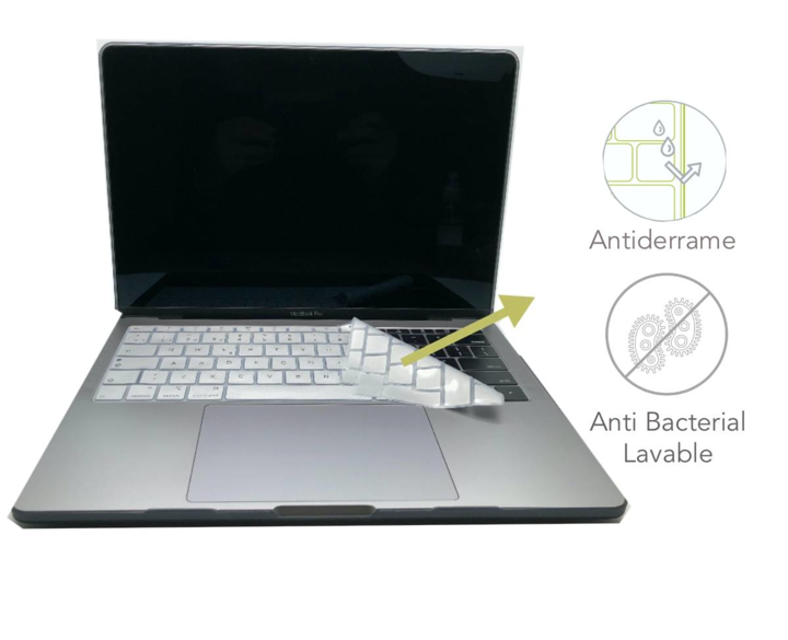 Teclado Protector con Barra Tactil Para MacBook Pro 13"/15"/16"