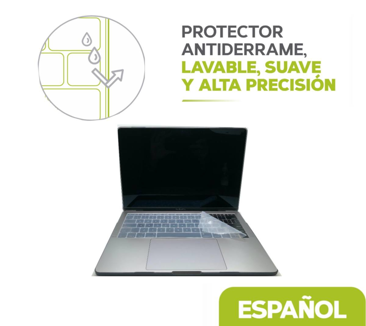 Teclado Protector con Barra Tactil Para MacBook Pro 13"/15"/16"