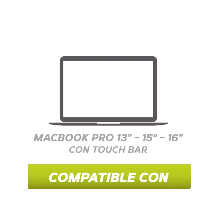 Teclado Protector con Barra Tactil Para MacBook Pro 13"/15"/16"