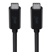 Cable Belkin USB-C a USC-C - 1 M - Súper Speed 3.1 Tranferecia Hasta 10 Gbps - Negro