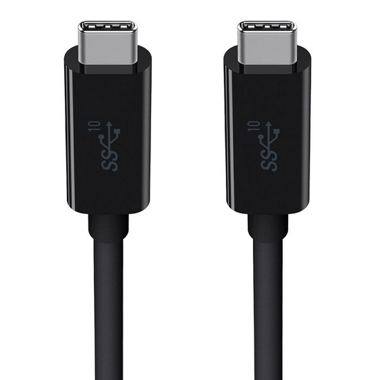 Cable Belkin USB-C a USC-C - 1 M - Súper Speed 3.1 Tranferecia Hasta 10 Gbps - Negro