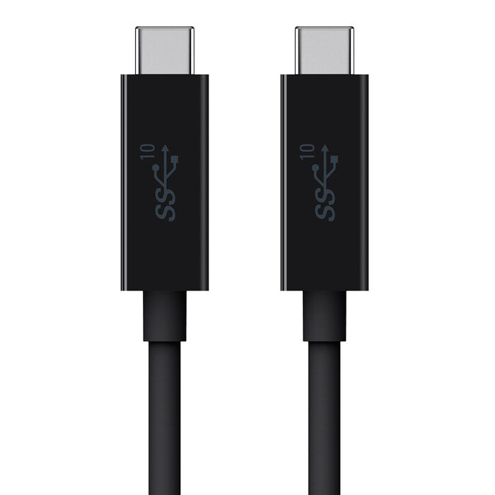 Cable Belkin USB-C a USC-C - 1 M - Súper Speed 3.1 Tranferecia Hasta 10 Gbps - Negro