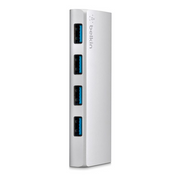 Concentrador BELKIN USB 3.0 de 4 puertos + cable USB-C (USB tipo C)