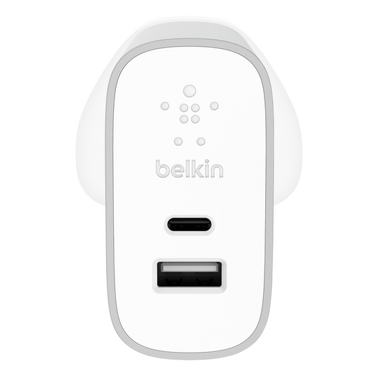 Cargador de pared BELKIN Puertos USB-C + USB-A - Blanco