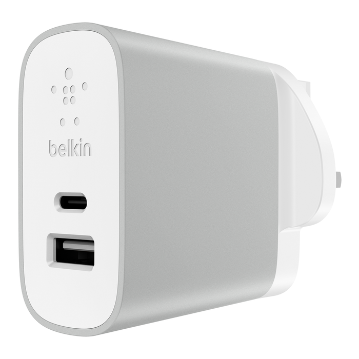 Cargador de pared BELKIN Puertos USB-C + USB-A - Blanco