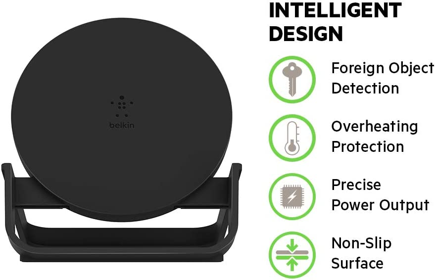 Soporte de Carga Inalámbrico BELKIN de 10W - Negro