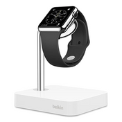 Base y Soporte de Carga Belkin con Cable de 4 Pies Para Apple Watch (Blanco) - Blanco