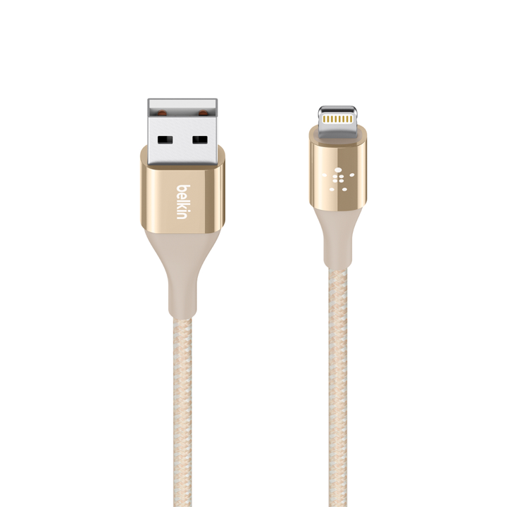 Cable Belkin USB-A a Lightning - 1.2M - DuraTek Plus - Dorado