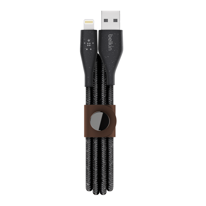 Cable Belkin USB-A a Lightning - 3M - Duratek Plus - Negro