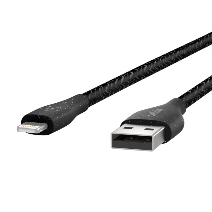 Cable Belkin USB-A a Lightning - 3M - Duratek Plus - Negro