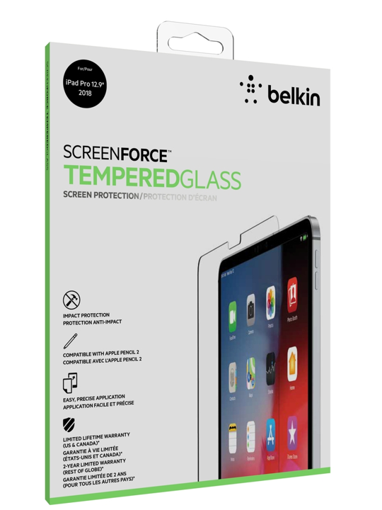 Protector de Pantalla BELKIN en Vidrio Templado Para iPad de 12.9"
