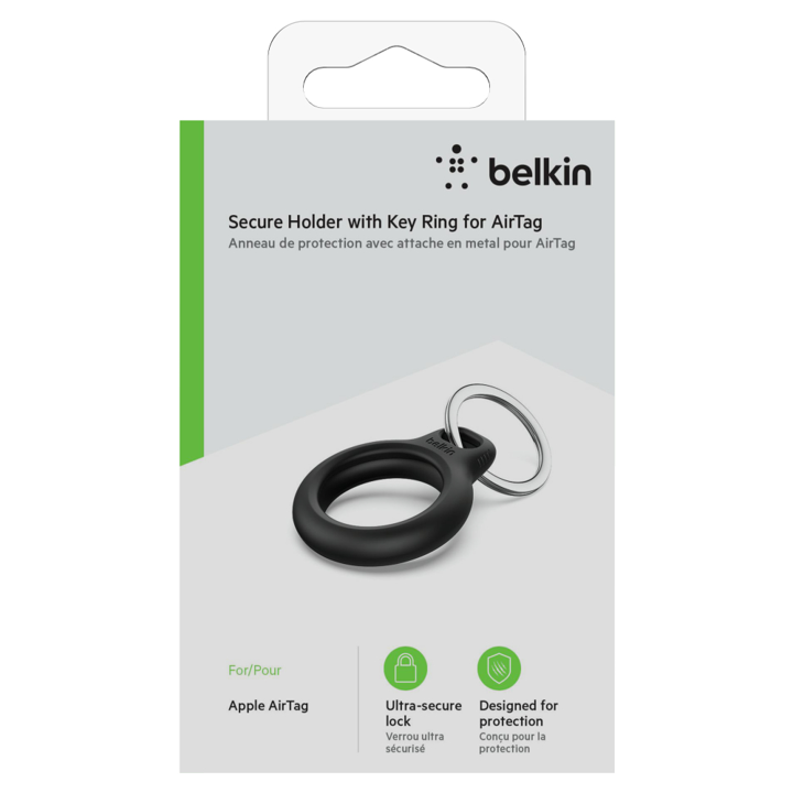 Llavero Belkin De Seguridad Para AirTag - Negro