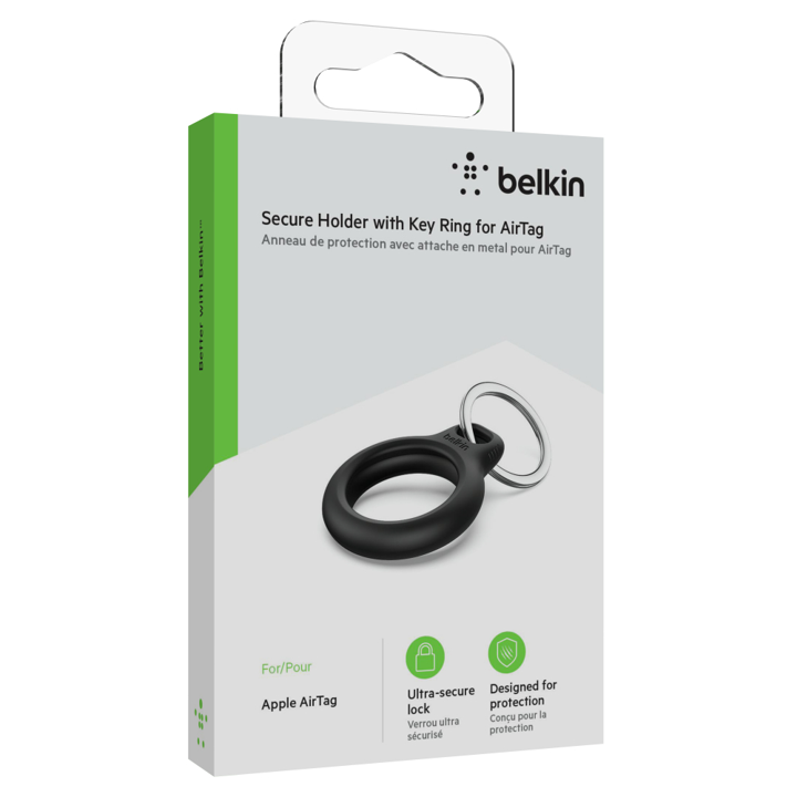 Llavero Belkin De Seguridad Para AirTag - Negro