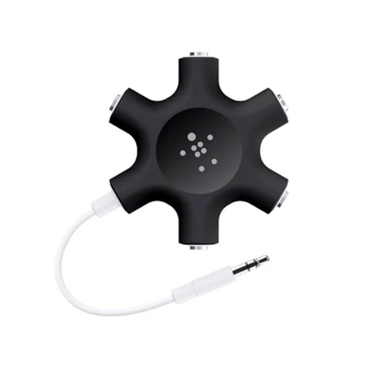 Divisor de Auriculares de 5 Vías BELKIN ROCKSTAR - Negro