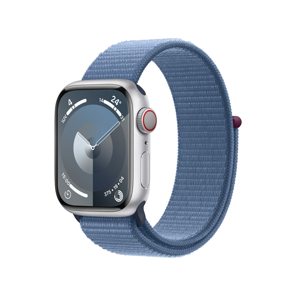 Watch_S9_LTE_41mm_Silver_Aluminum_Winter_Blue_Sport_Loop_PDP_Image_Position-1__COES