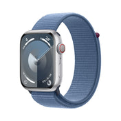 Watch_S9_LTE_45mm_Silver_Aluminum_Winter_Blue_Sport_Loop_PDP_Image_Position-1__COES