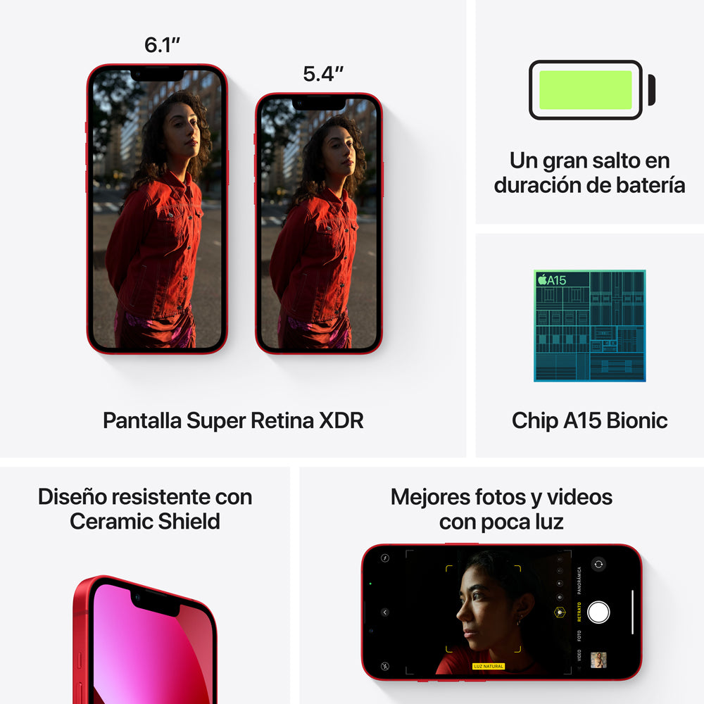 iPhone 13 Rojo 256GB | Mac Center