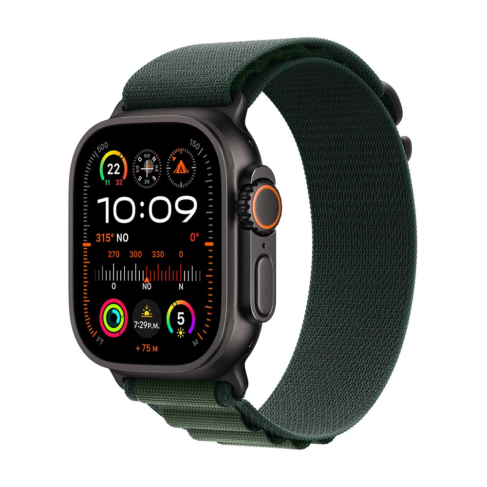 Apple Watch Ultra 2 GPS + Cellular Correa Alpine verde oscuro - Mediana