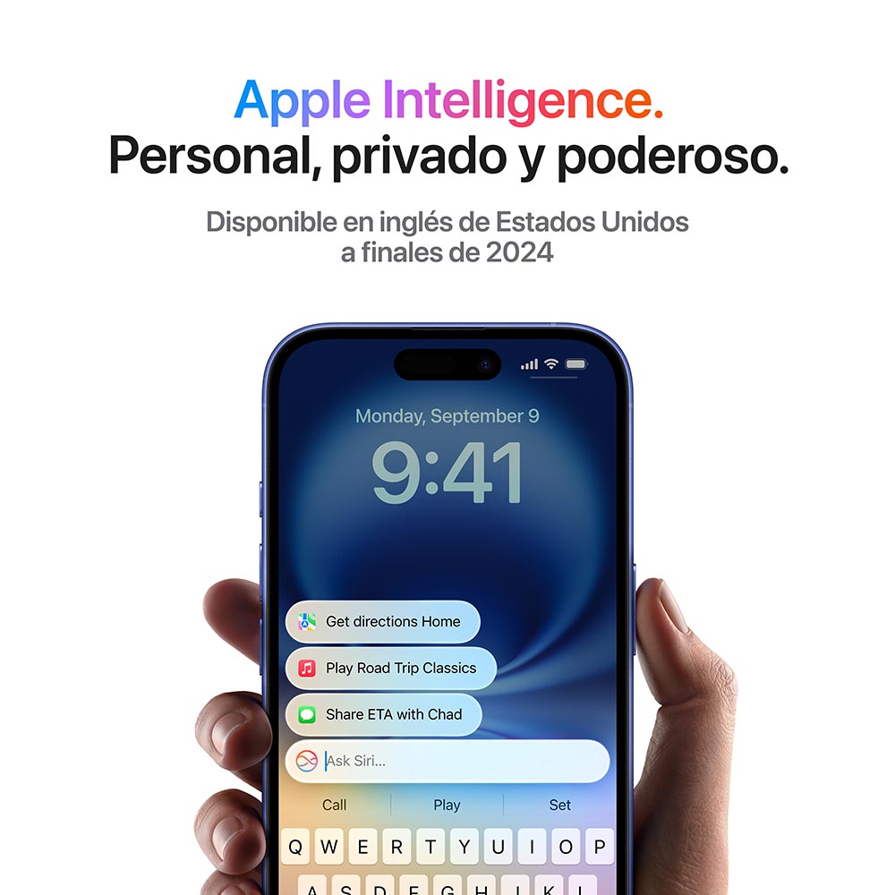 iPhone 16 128 GB Negro: diseño que impresiona en Mac Center Colombia.