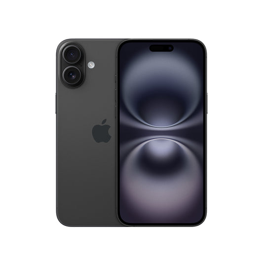 iPhone 16 Plus en color negro de 256 GB: diseño sofisticado y potente rendimiento, disponible en Mac Center Colombia.