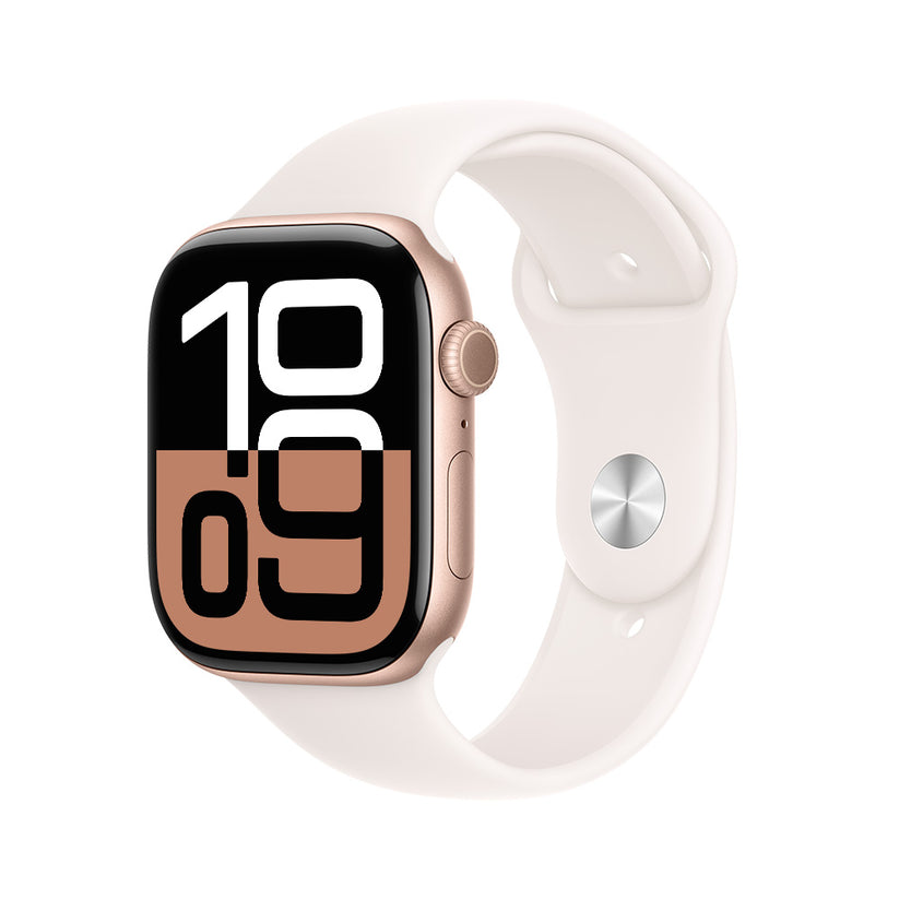 Descubre Apple Watch Series 10 GPS aluminio color oro rosa 46mm