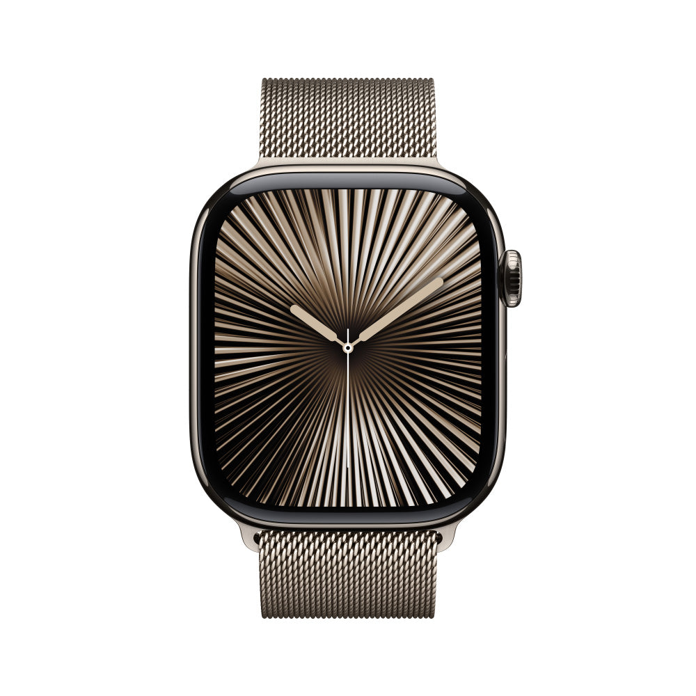 Apple_Watch_Series_10_46mm_LTE_Natural_Titanium_Milanese_Loop_Natural_PDP_Image_Position_2__COES