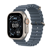 Apple Watch Ultra 3 GPS + Cellular • Caja de titanio natural de 49 mm • Correa Ocean azul ancla