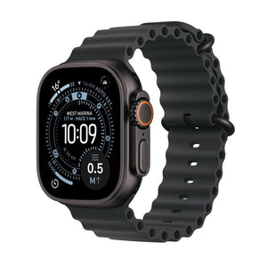Apple Watch Ultra 3 GPS + Cellular • Caja de titanio negro de 49 mm • Correa Ocean negra