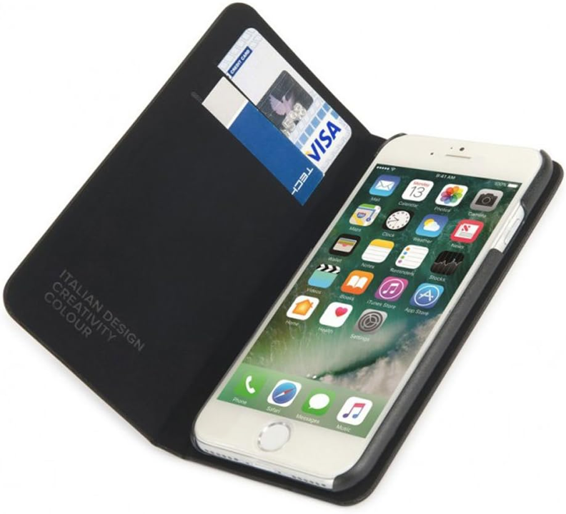 Case TUCANO Tipo Folio Para iPhone Se - Negro