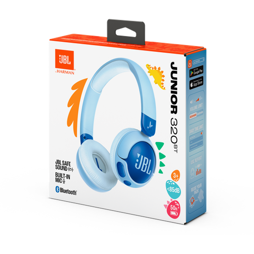 AUDIFONOS JBL JR320 ON EAR BT BLU