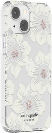 Case Kate Spade NY Para iPhone 13 Mini- Hollyhock Floral/Clear