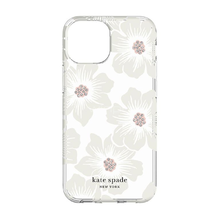 Case Kate Spade NY Para iPhone 13 Mini- Hollyhock Floral/Clear