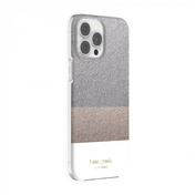 Case Kate Spade NY para iPhone 13 Pro Max- Bloque Blanco/Plata/Oro/Glitter