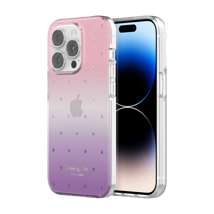 Case KATE SPADE NY Protective para iPhone 14 Pro - Violet/pink