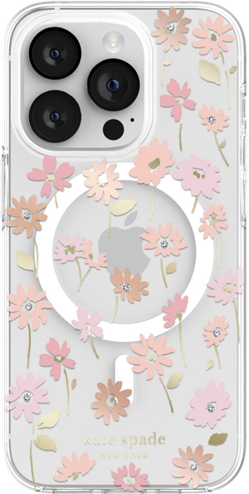 Case KATE SPADE NY HD MAGSAFE Para iPhone 14 Pro – Flores/transparente