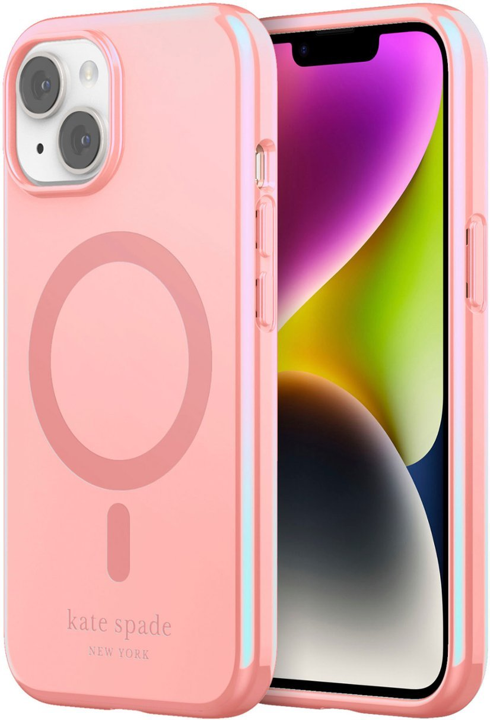 Case Kate Spade NY GLOSS para iPhone 14 -Grapefruit