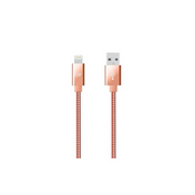 Cable lightning de Acero Inoxidable Candywirez De 3 pies - Oro Rosa