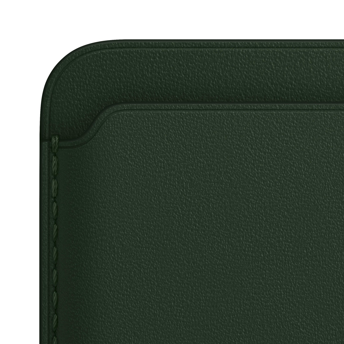 Cartera de piel con MagSafe para el iPhone - Verde secuoya