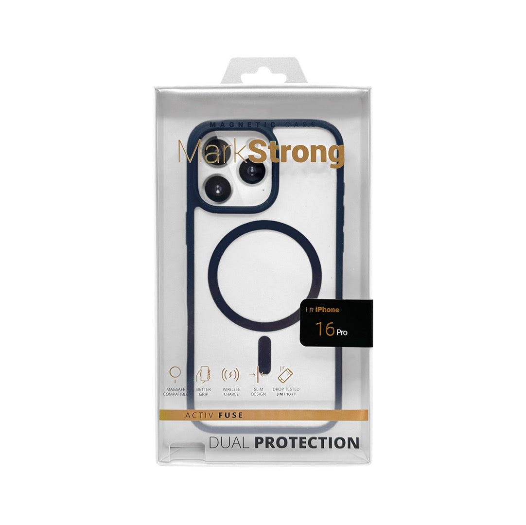 CASE MARKSTRONG IPH 16 PR CLR/BLU
