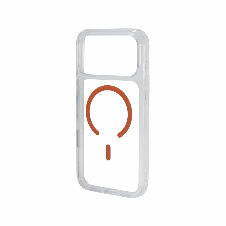 CASE MARKSTRONG IPHONE 17 PRO MAX ORANGE/CLEAR