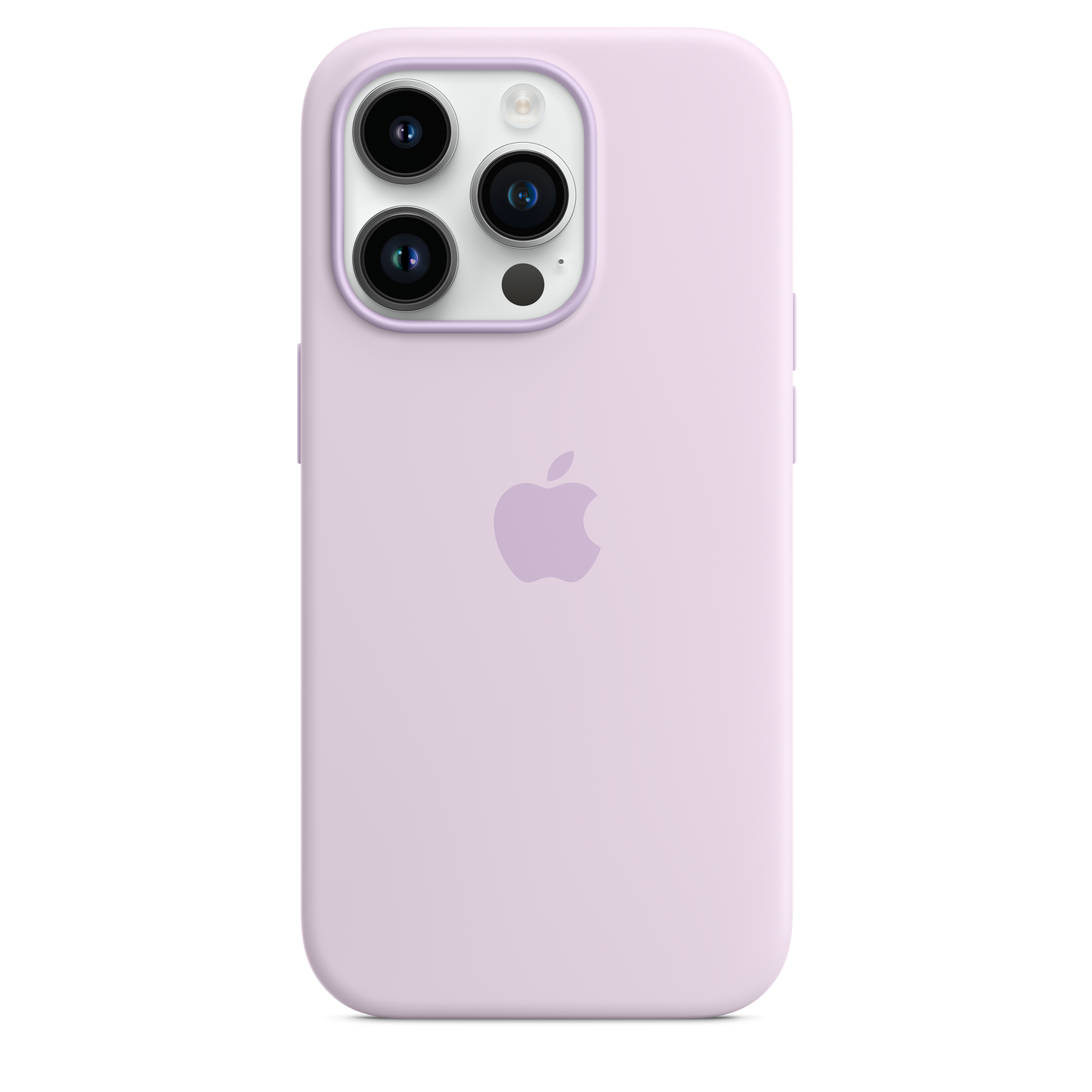 Funda de silicona con MagSafe para el iPhone 14 Pro - Lila