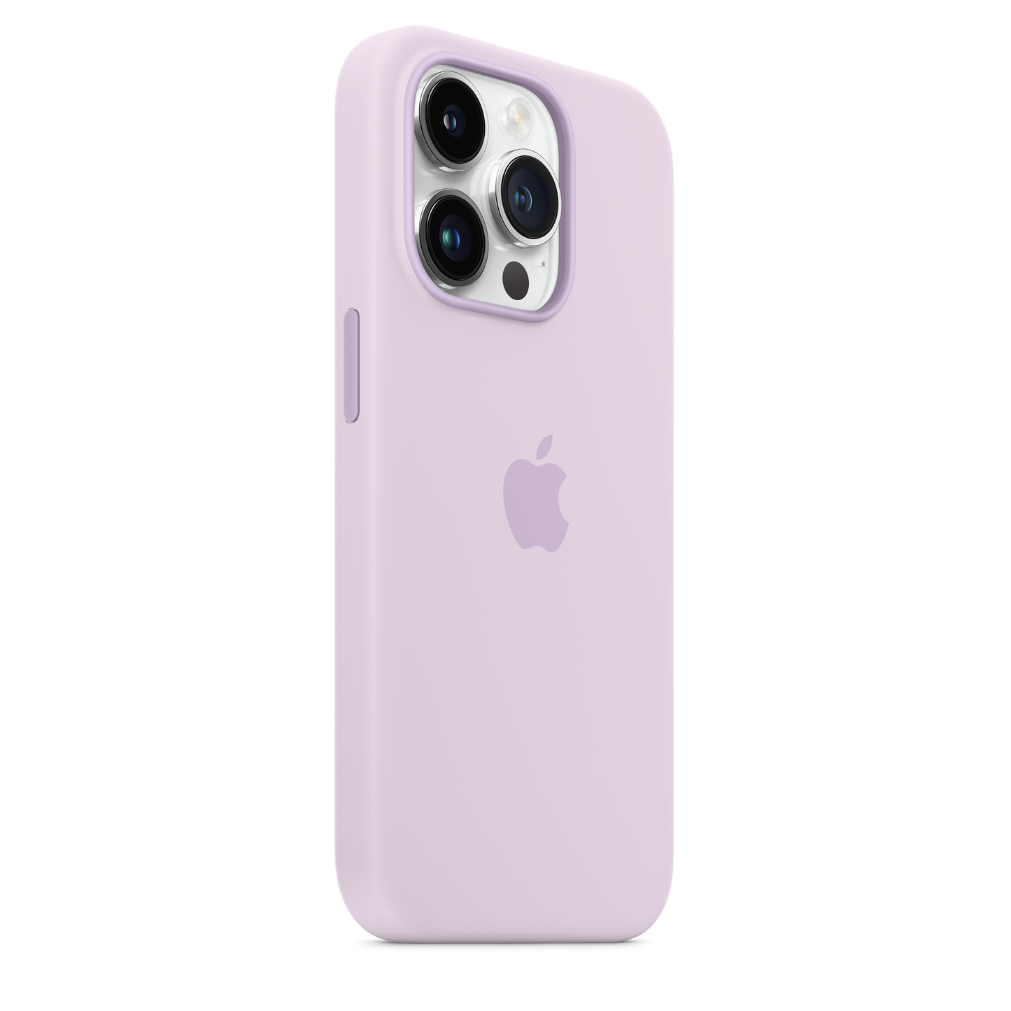 Funda de silicona con MagSafe para el iPhone 14 Pro - Lila