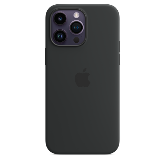 Funda de silicona con MagSafe para el iPhone 14 Pro Max - Medianoche