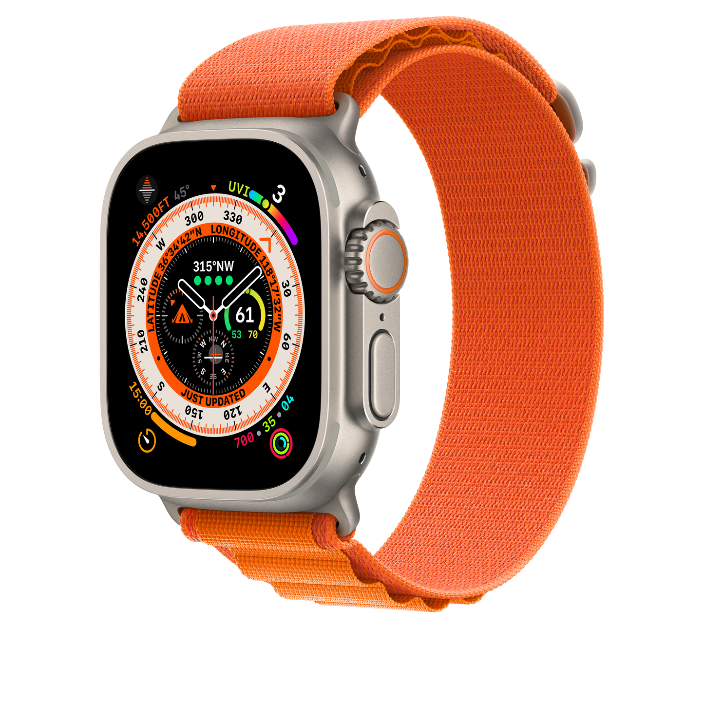 Correa Loop Alpine naranja (49 mm) - Talla M