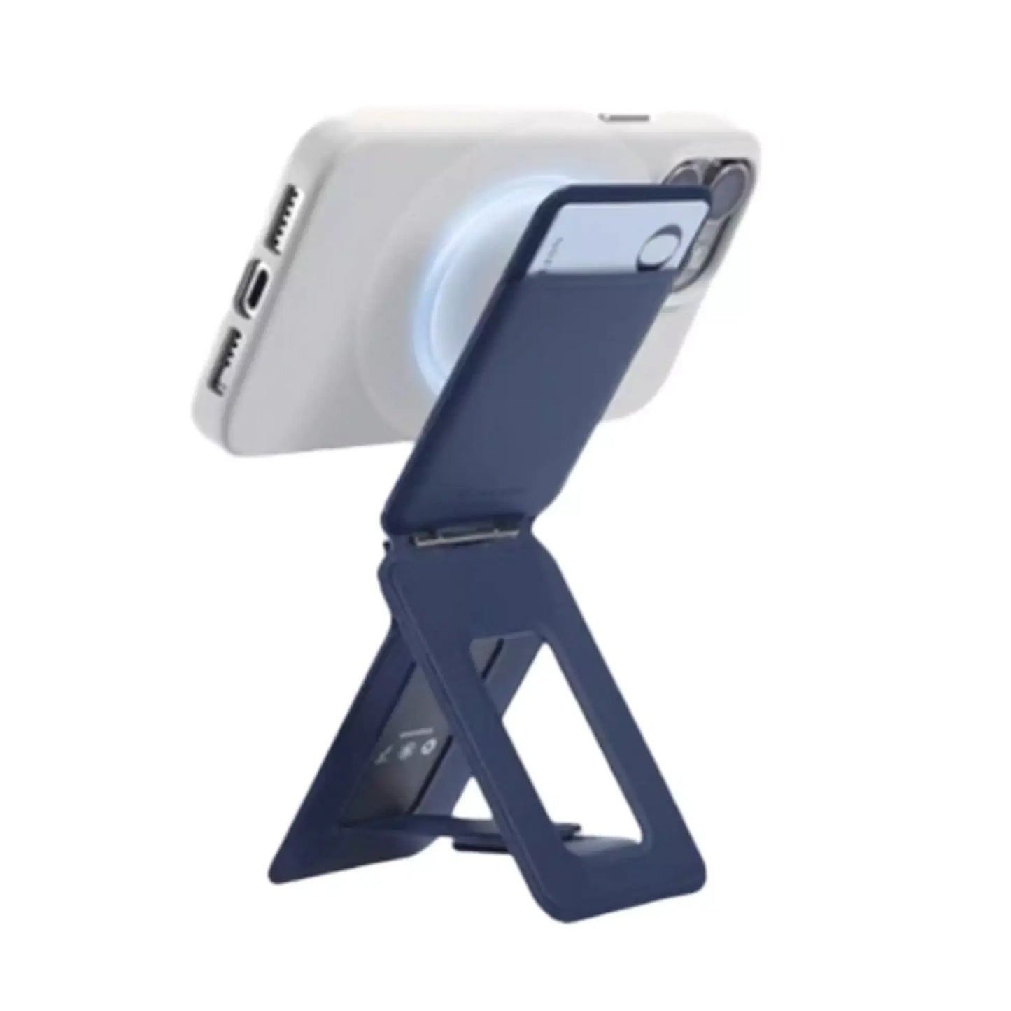 CARTERA MOFT MAGSAFE PARA IPHONE CON STAND TRIPODE NAVY BLUE